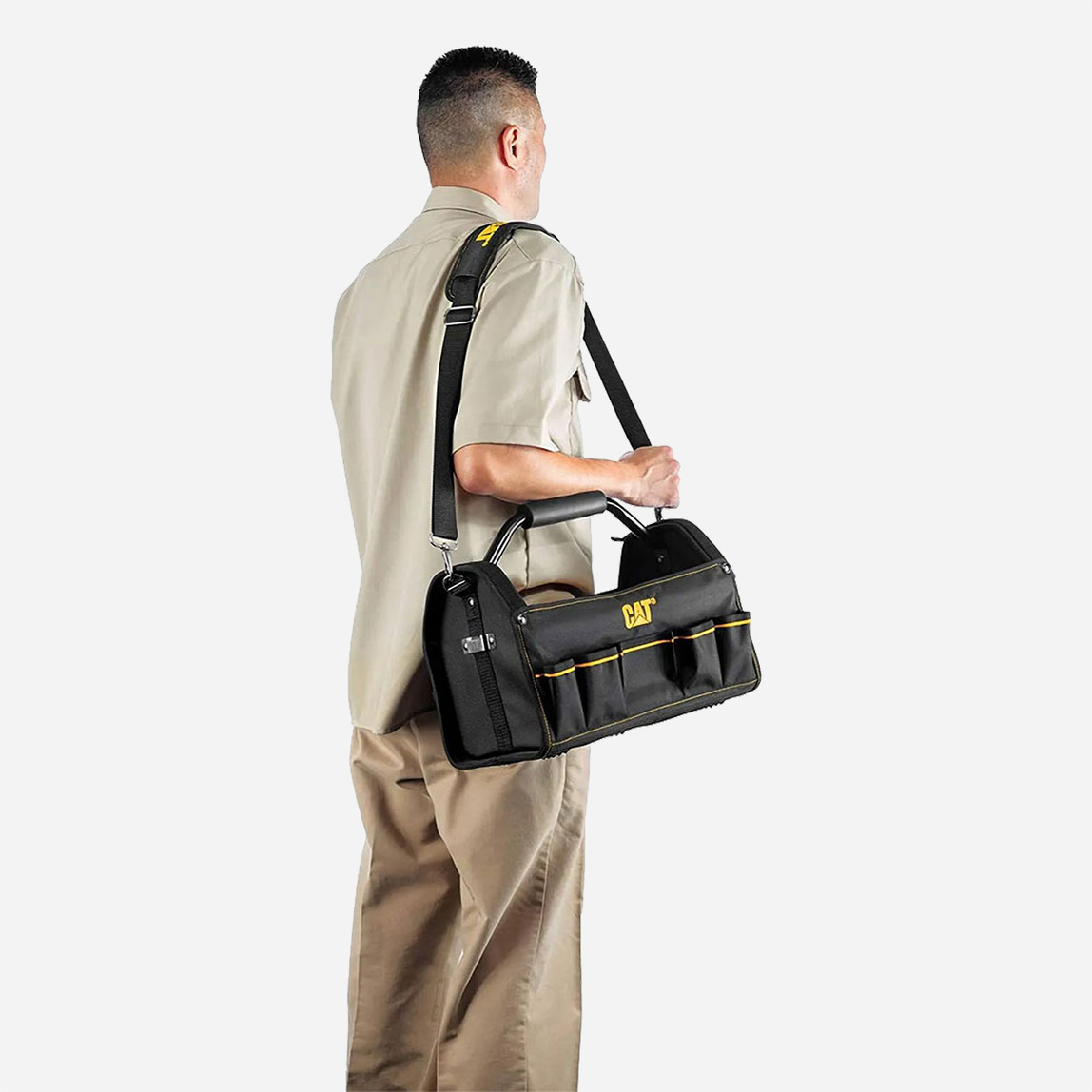    CAT DA980208 17'' Açık Ağızlı Ağır Hizmet Bez Alet Takım Çantası 