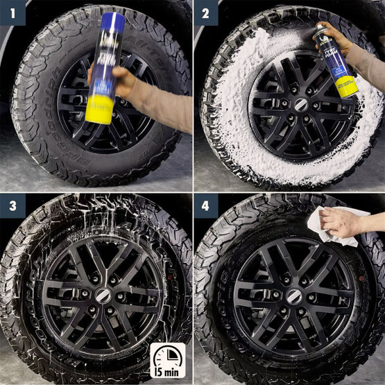 Michelin MC34327 520ml Lastik Parlatma ve L65 Bakım Köpüğü 