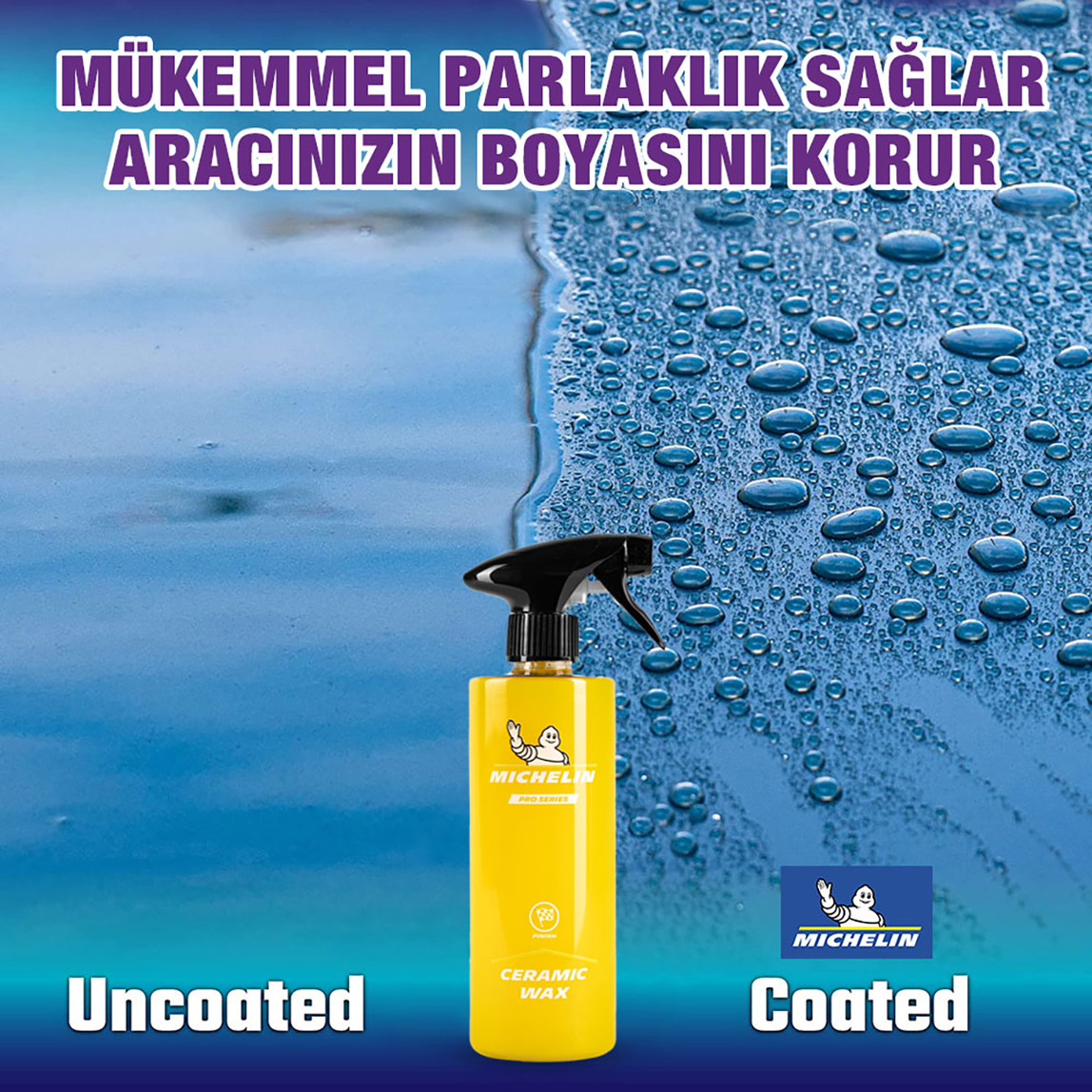    Michelin MC33580 500ml PRO Serisi Seramik Kaplama Hidrofobik Sprey Cila 