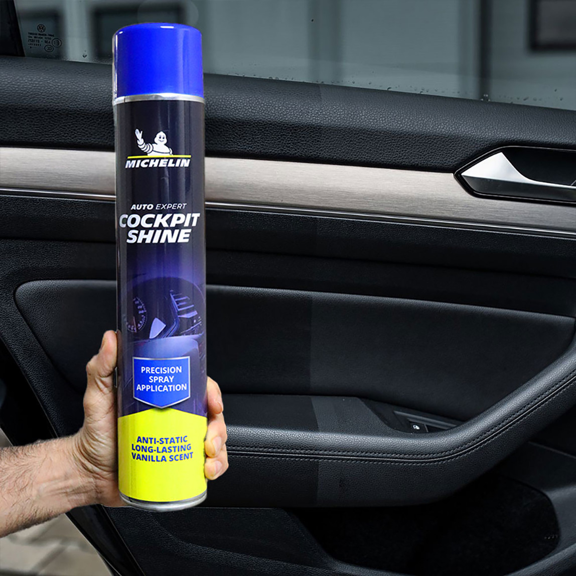    Michelin MC34341 750ml Torpido ve Kokpit Parlatma ve Bakım Spreyi Vanilya Aromalı 