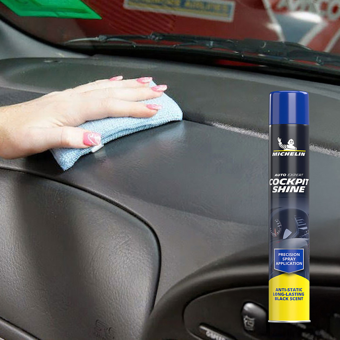    Michelin MC34334 750ml Torpido ve Kokpit Parlatma ve Bakım Spreyi Gizemli Aroma 