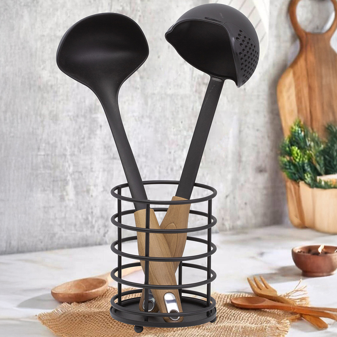    Okyanus Home Spiral Kaşıklık Siyah 