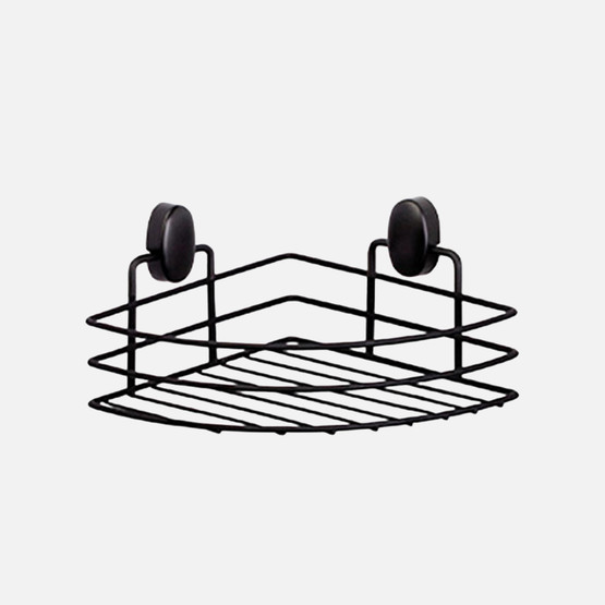 Okyanus Home Dübelli Üçgen Raf Siyah