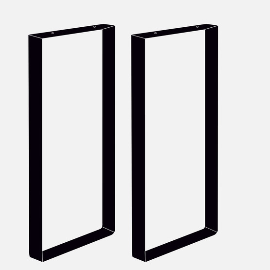 Ferforje Masa Ayağı 2'li Set 30x50 Profil 