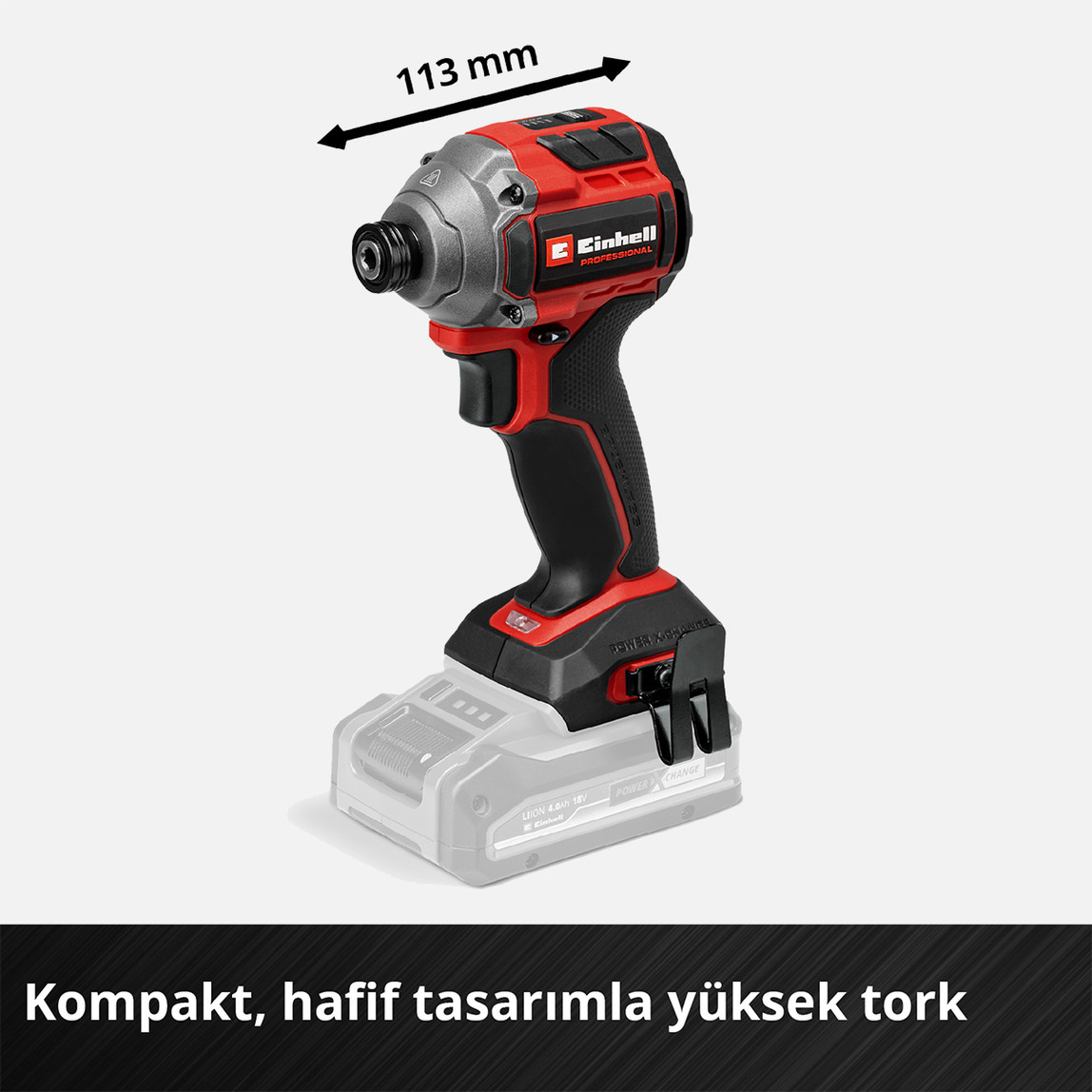    Einhell Profesyonel 2'li Makine Seti (TP-CD 18/80 Li-i BL  ve TP-CI 18/250-C Li BL) 