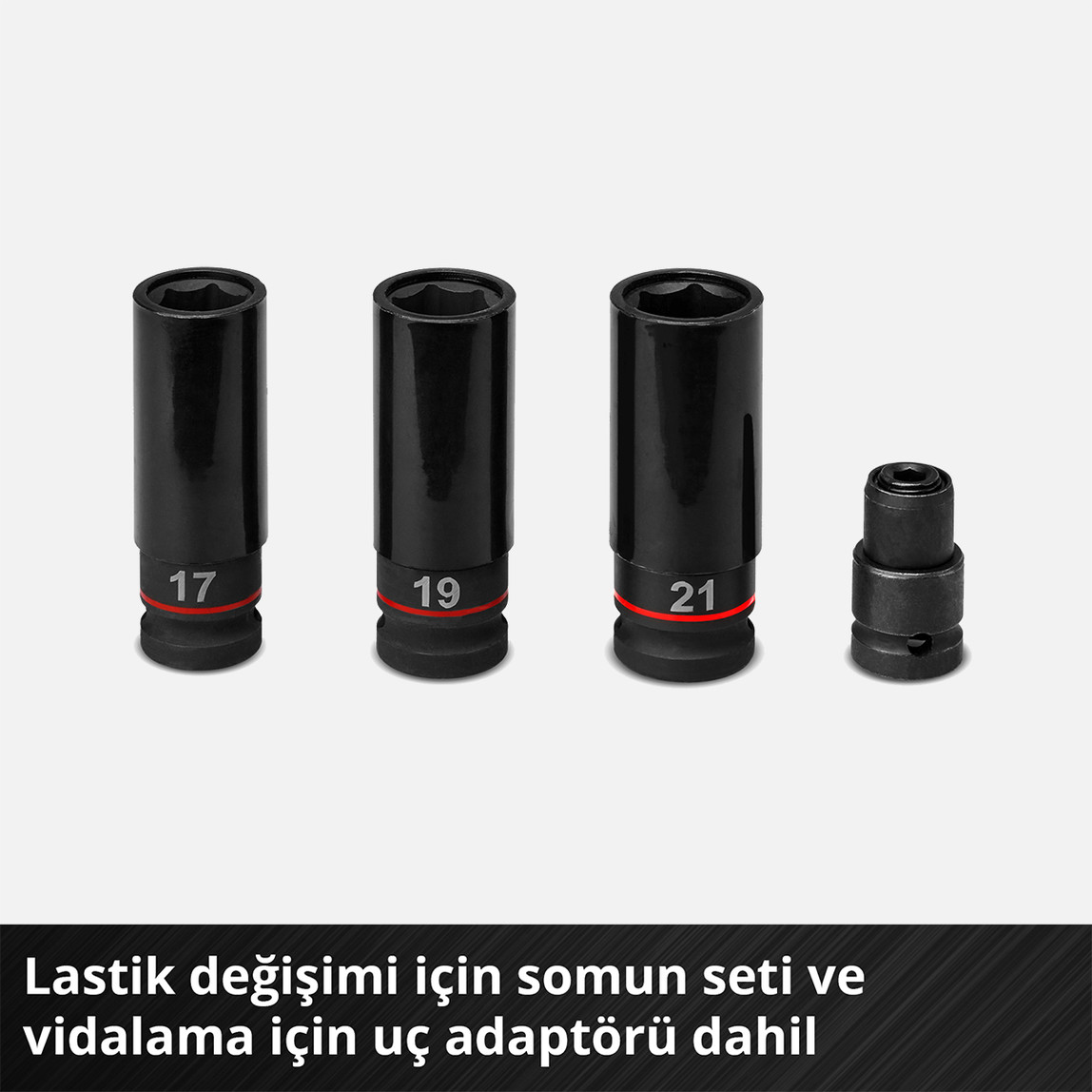    Einhell Profesyonel TP-CW 18/260-C Li BL Solo Akülü Somun Sıkma (Akü ve Şarj Cihazı Dahil Değildir.) 