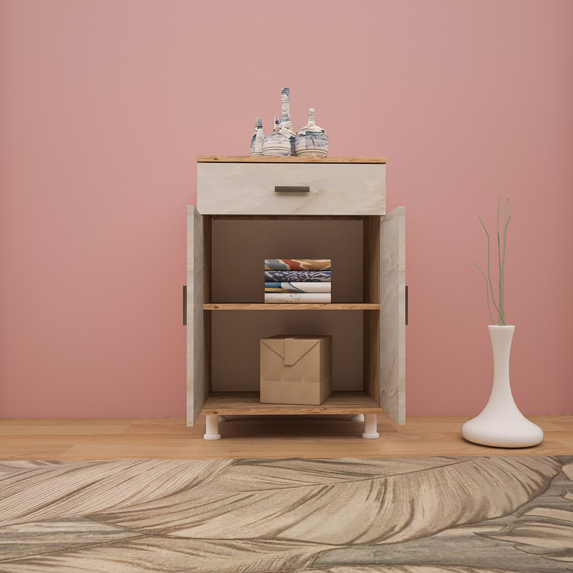    Movemo CM101 Çam Mola Çok Amaçlı Dolap 