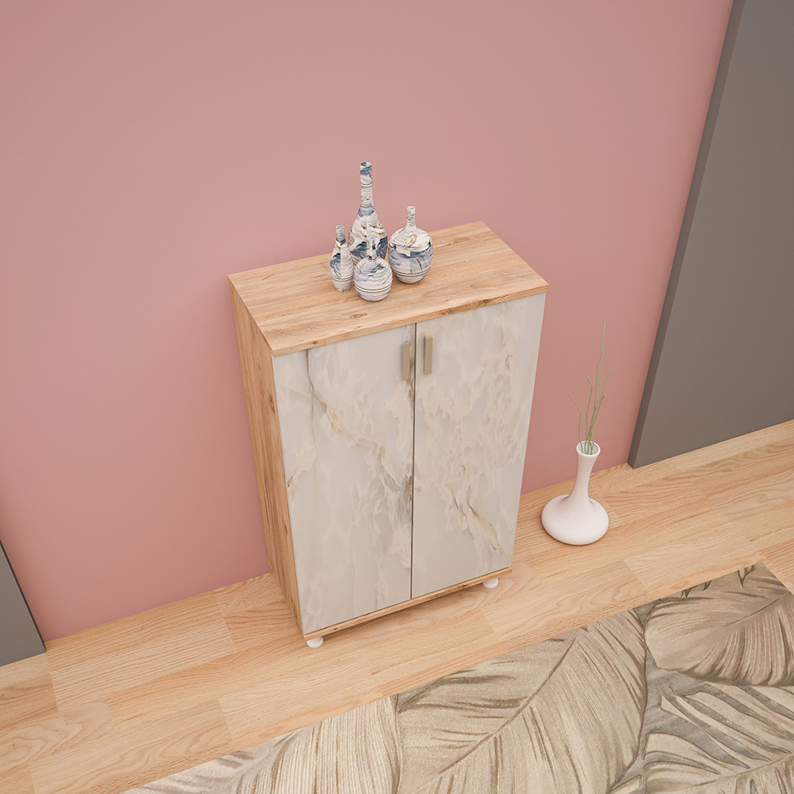    Movemo CM142 Çam Mola Çok Amaçlı Dolap 