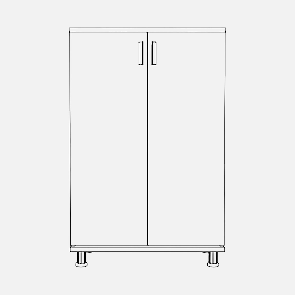    Movemo CT142 Çam Traverten Çok Amaçlı Dolap 