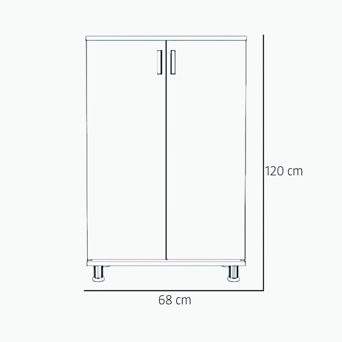    Movemo CD142 Çam Dor Çok Amaçlı Dolap 