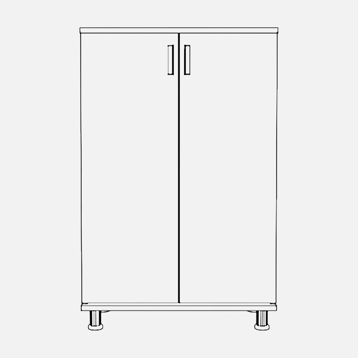    Movemo CD142 Çam Dor Çok Amaçlı Dolap 