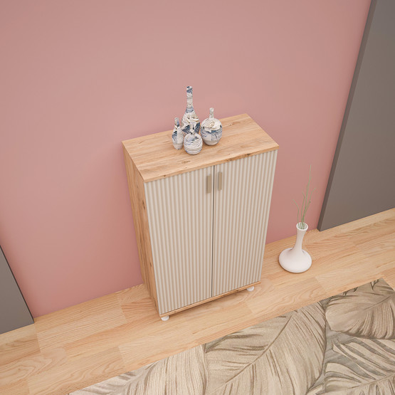 Movemo CD142 Çam Dor Çok Amaçlı Dolap