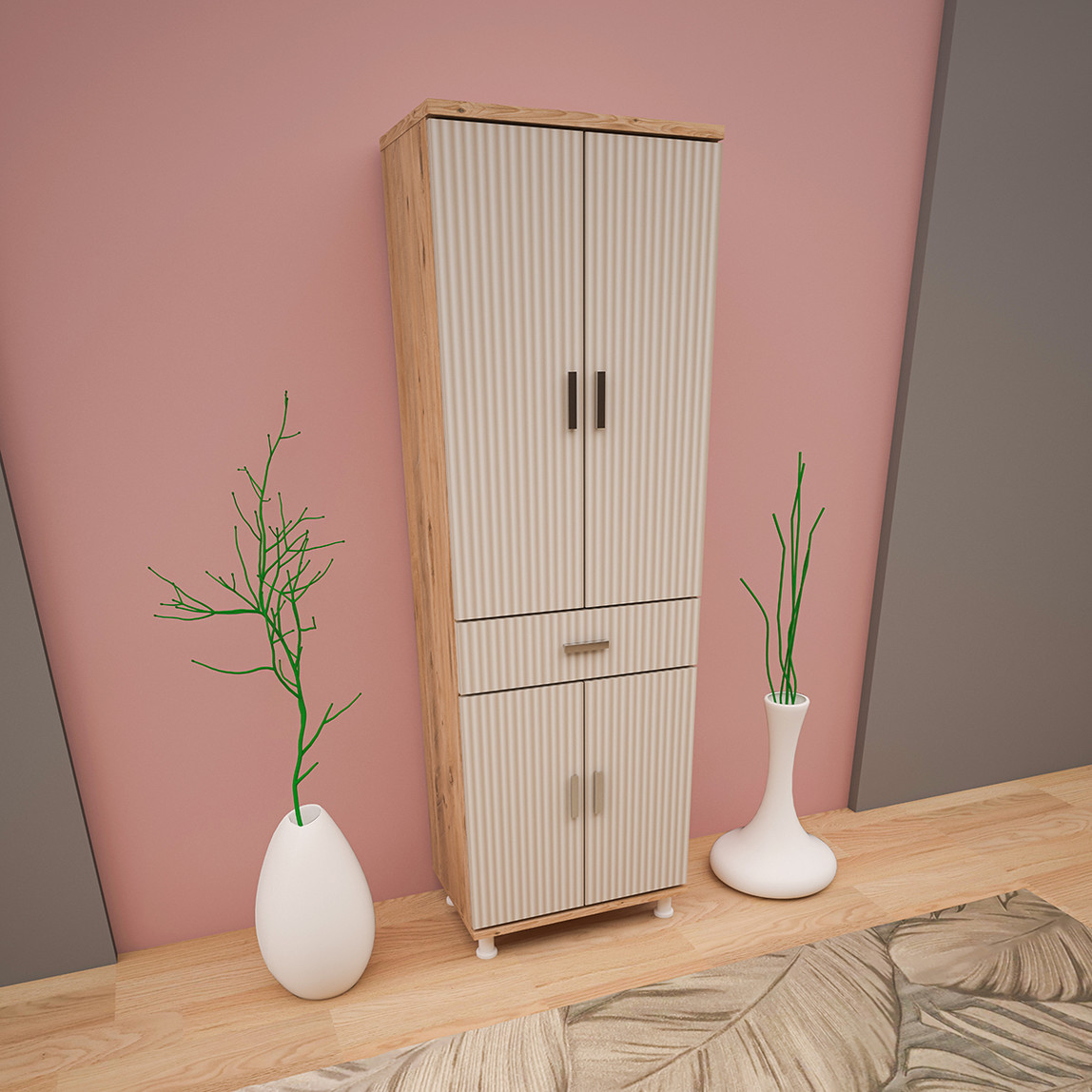    Movemo CD119 Çam Dor Çok Amaçlı Dolap 