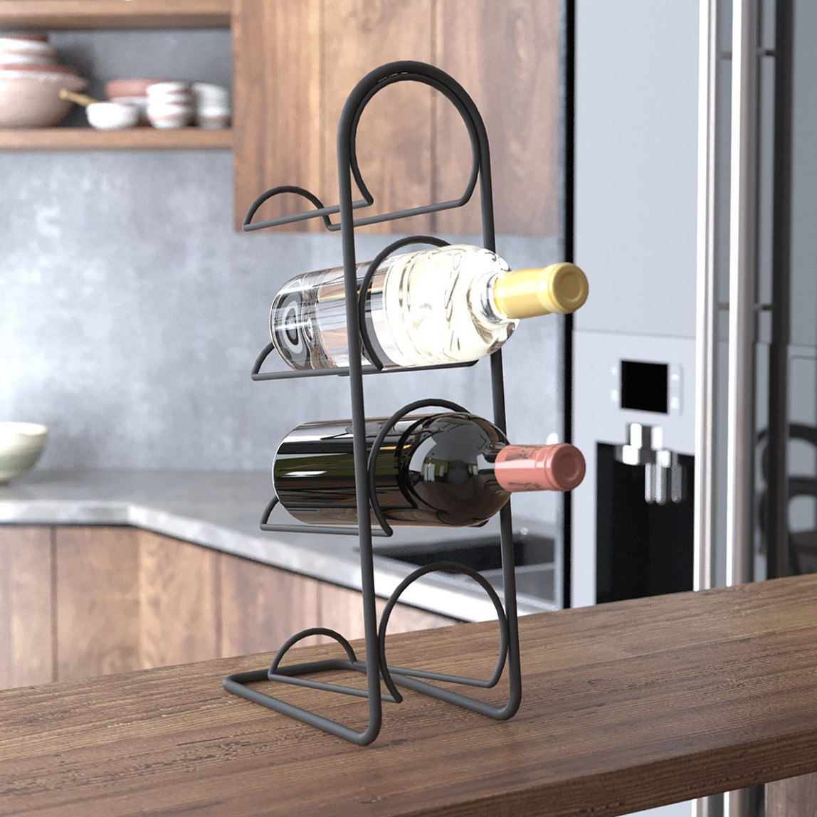    Teknotel MG024 4'lü Şişe Standı 