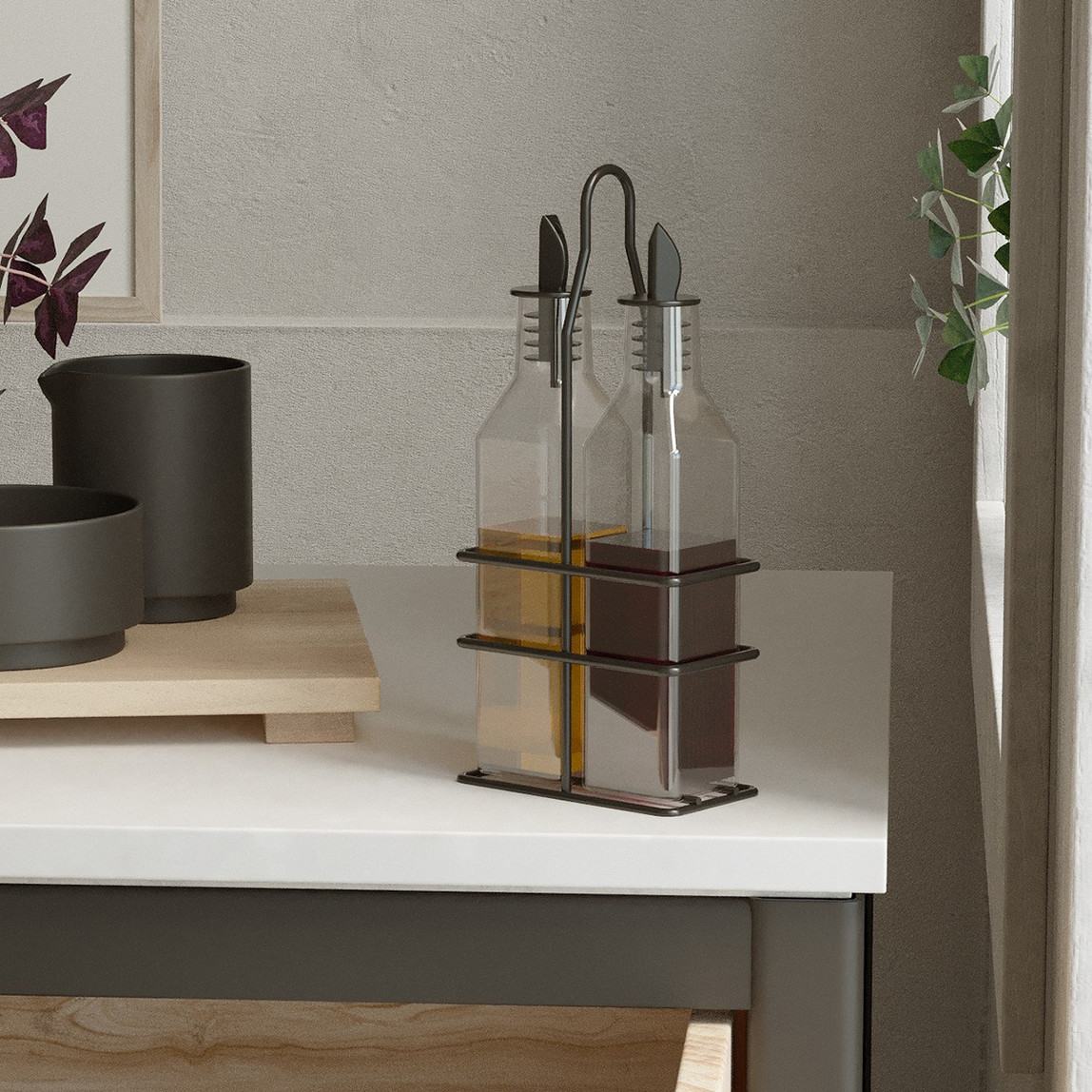    Teknotel MG022 2'li Şişeli Yağdanlık 