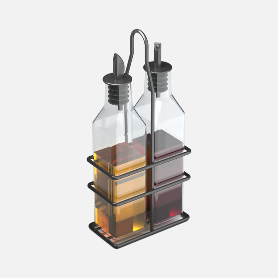 Teknotel MG022 2'li Şişeli Yağdanlık