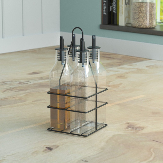 Teknotel MG023 4'lü Şişeli Yağdanlık