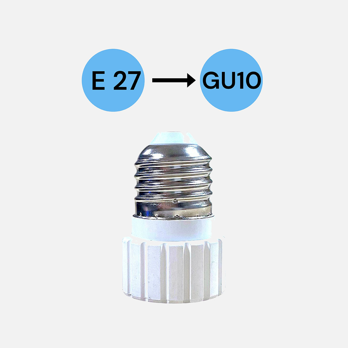    Tek-iş E-27/GU10 Duy Dönüştürücü 