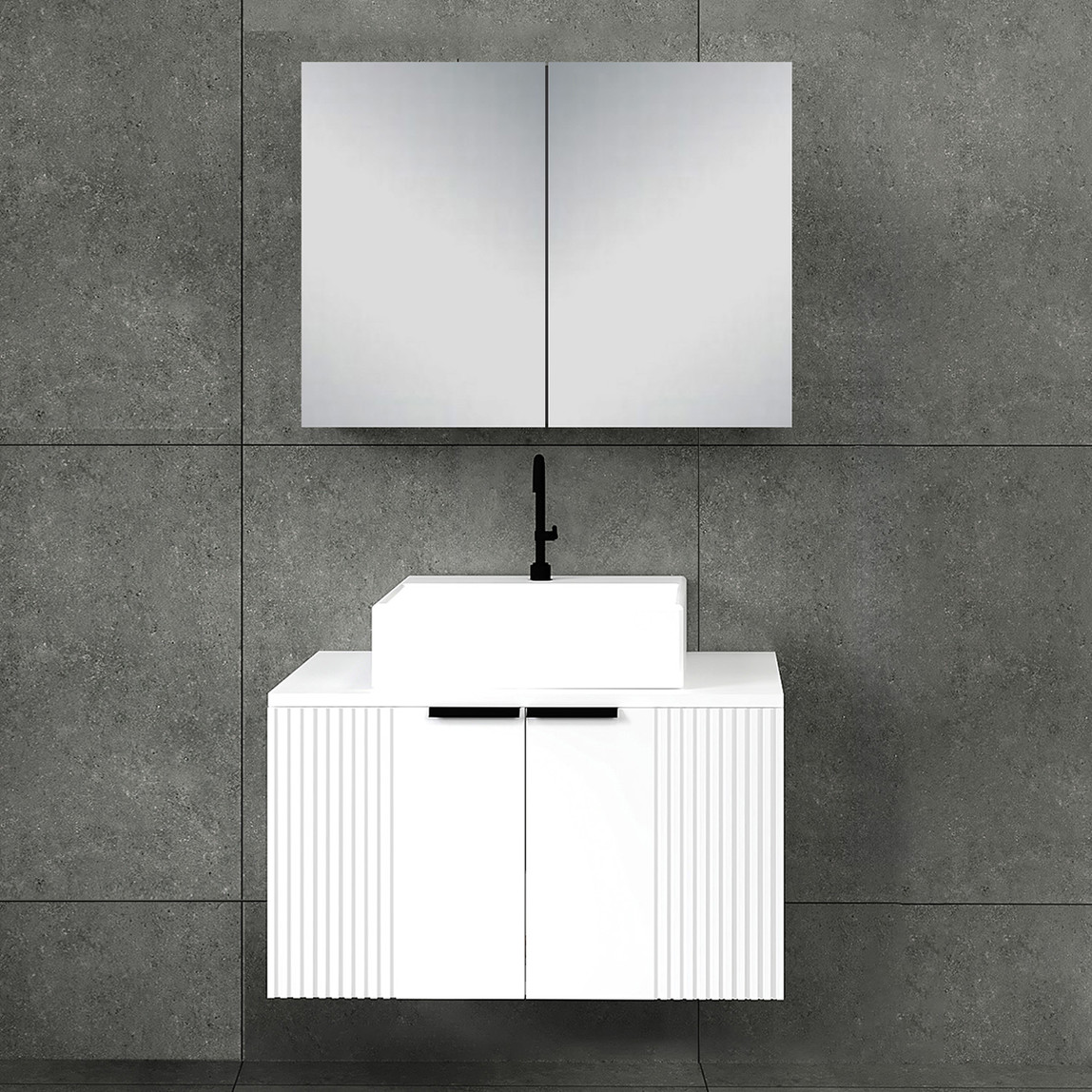    Fly Chester 80 cm MDF Banyo Dolabı 