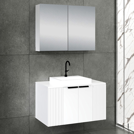 Fly Chester 80 cm MDF Banyo Dolabı