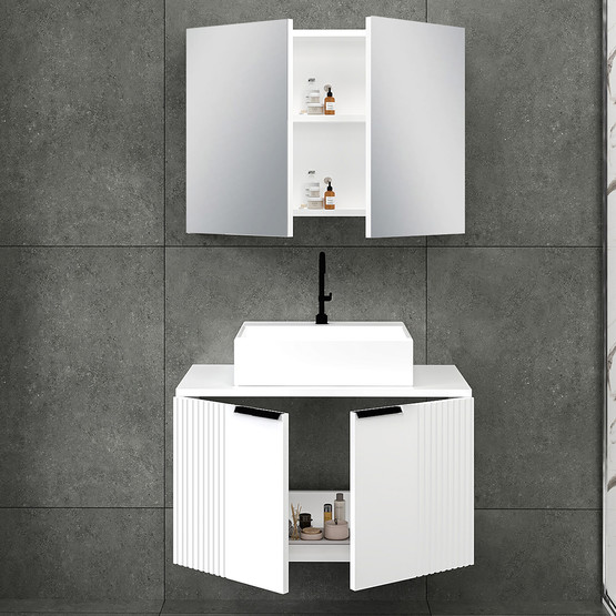 Fly Chester 80 cm MDF Banyo Dolabı