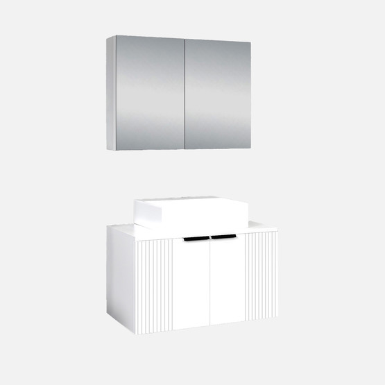 Fly Chester 80 cm MDF Banyo Dolabı