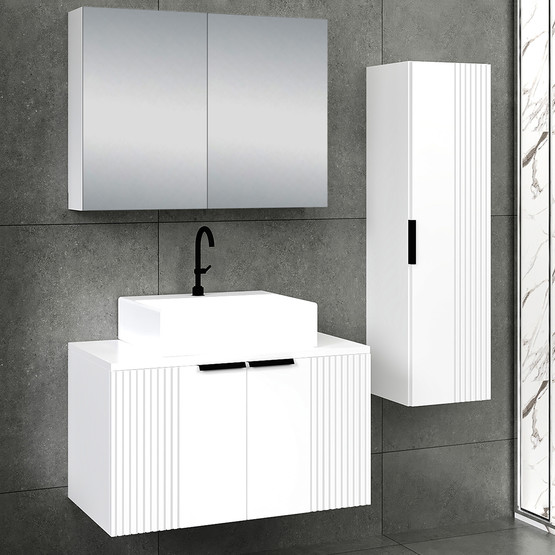 Fly Chester 80 cm MDF Banyo Dolabı
