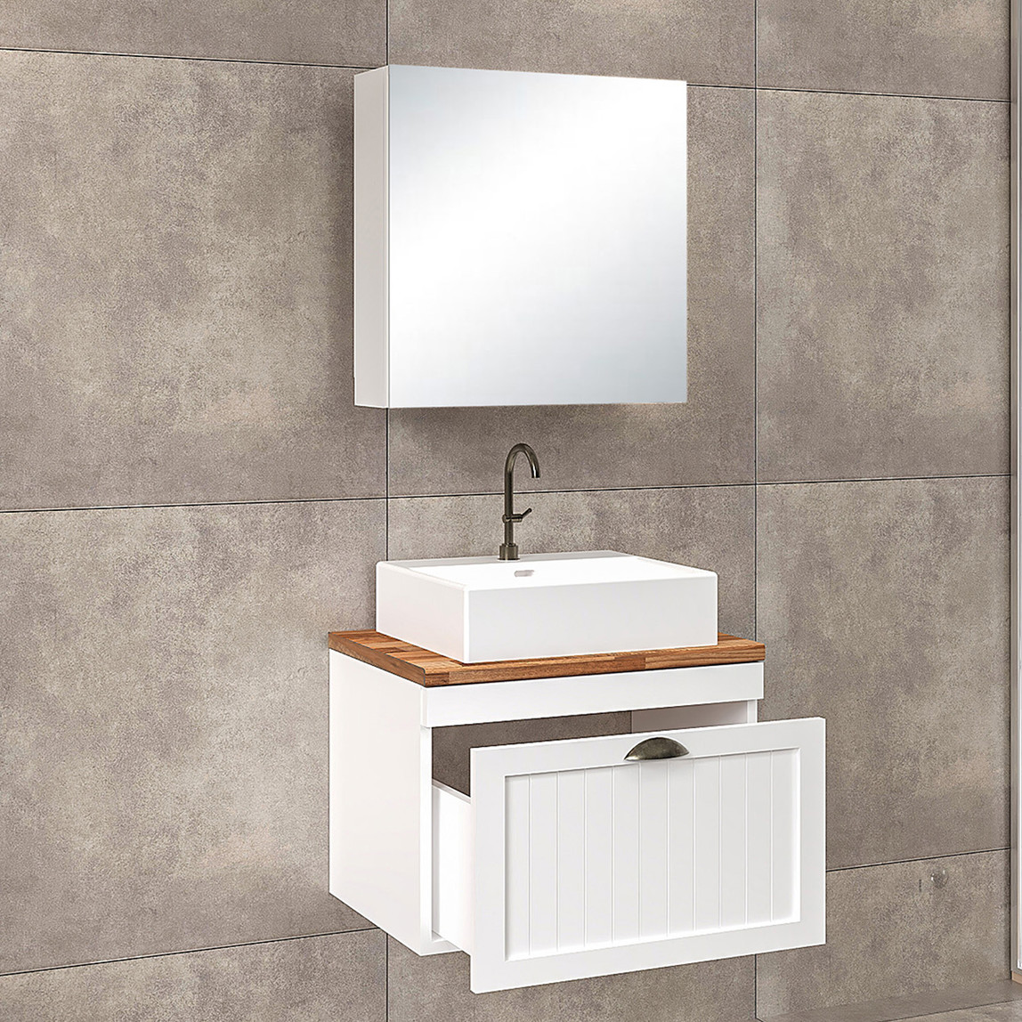   Fly Aren 65 cm MDF Banyo Dolabı 