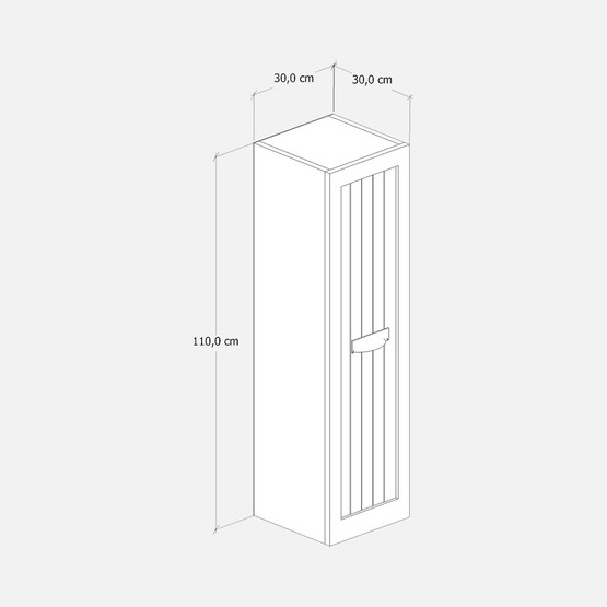 Fly Aren MDF Banyo Boy Dolabı