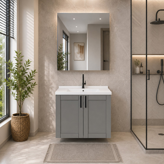 Fly Riva 65 cm MDF Banyo Dolabı