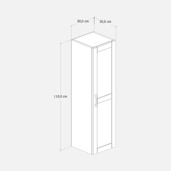 Fly Riva MDF Banyo Boy Dolabı