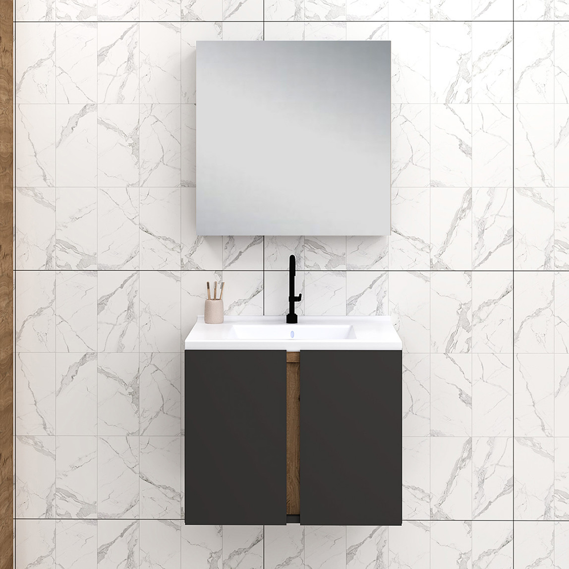    Fly Lavina 65 cm MDF Banyo Dolabı 