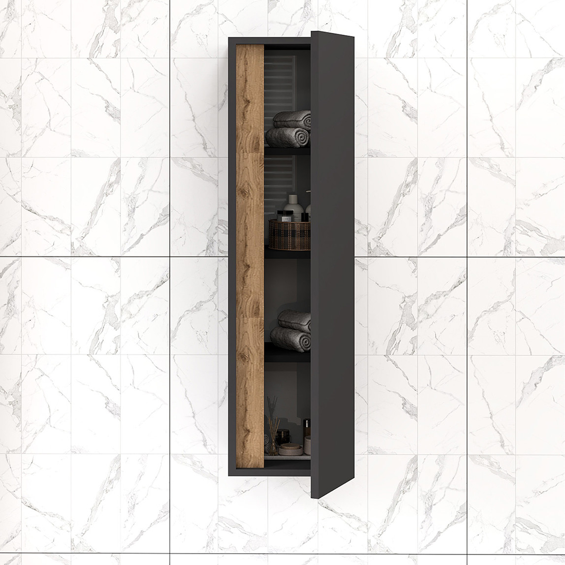    Fly Lavina MDF Banyo Boy Dolabı 