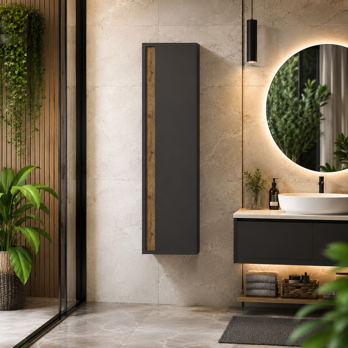    Fly Lavina MDF Banyo Boy Dolabı 