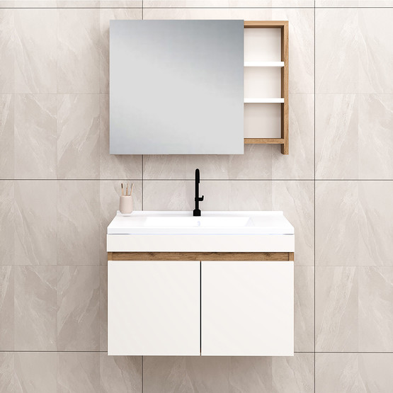 Fly Saura 80 cm MDF Banyo Dolabı