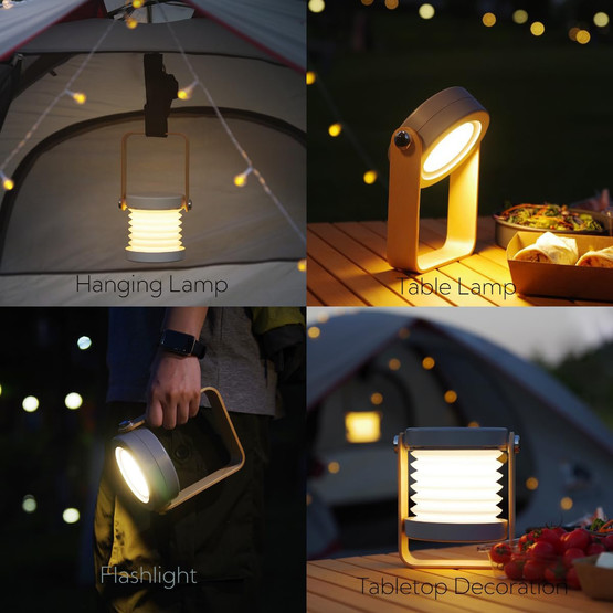 Akordiyon Led Masa Lambası