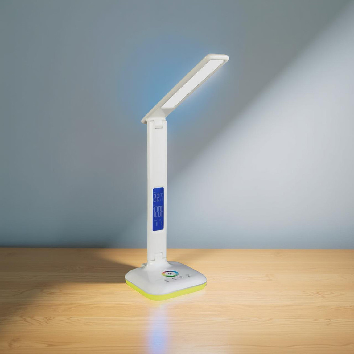    Dokunmatik Rgb Led Masa Lambası Beyaz 