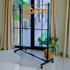 Tekerlekli Ayaklı Askılık 120 cm