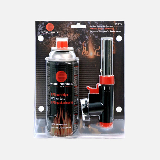 Jet Pürmüz Başlığı + LPG Gaz Kartuşu 400ml