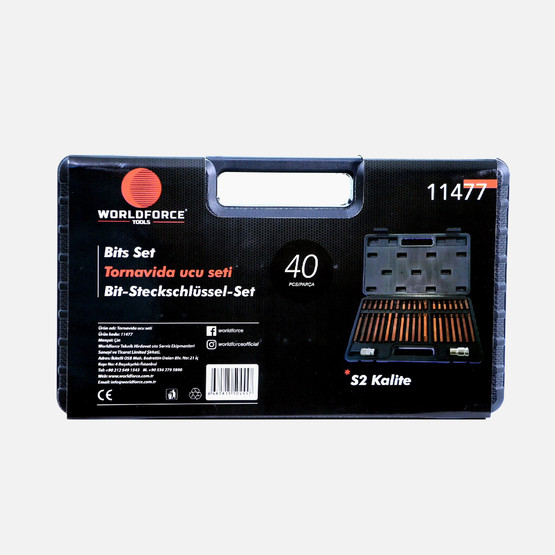 Bits Uç Seti 40 Parça S2-Çelik