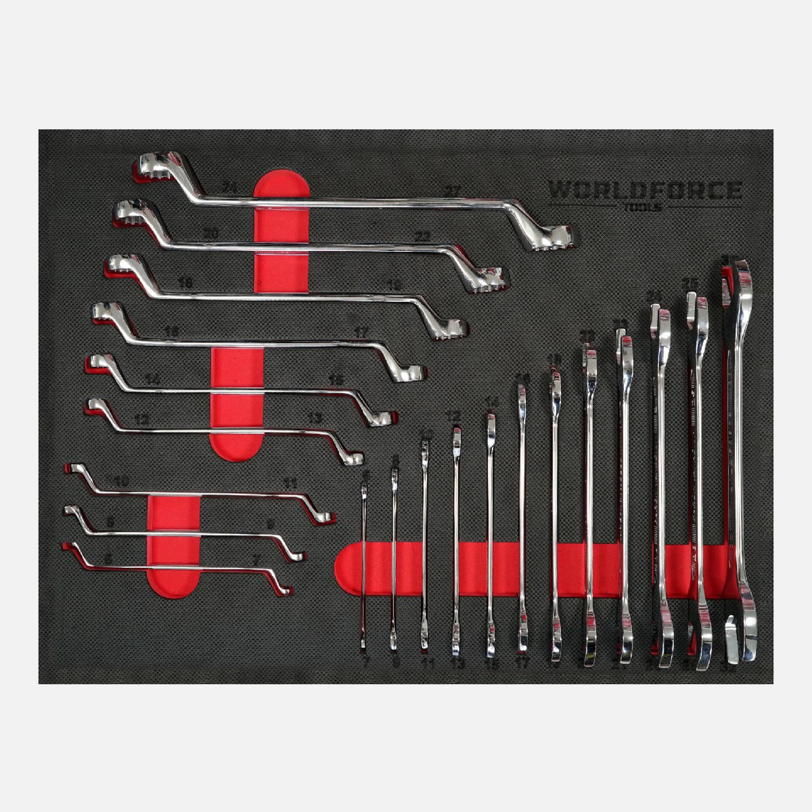    Worldforce 212 Parça Dolu 7 Çekmeceli Takım Arabası (980x460x770 mm) 