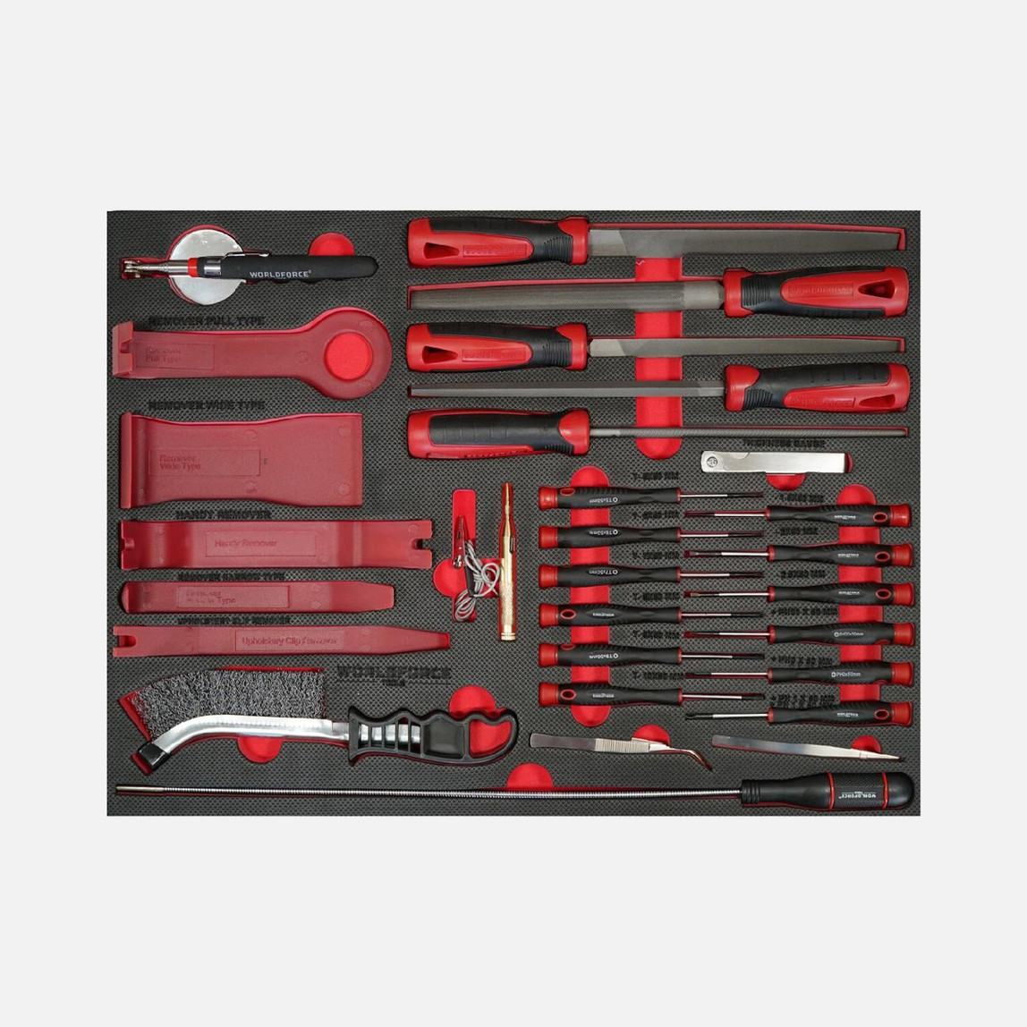    Worldforce 212 Parça Dolu 7 Çekmeceli Takım Arabası (980x460x770 mm) 