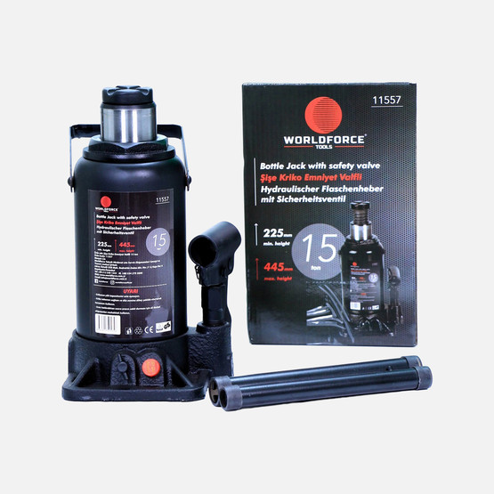 Hidrolik Şişe Kriko 15 Ton 225-425mm