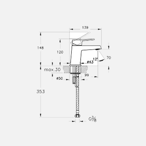 Punto 301 Lavabo Bataryası