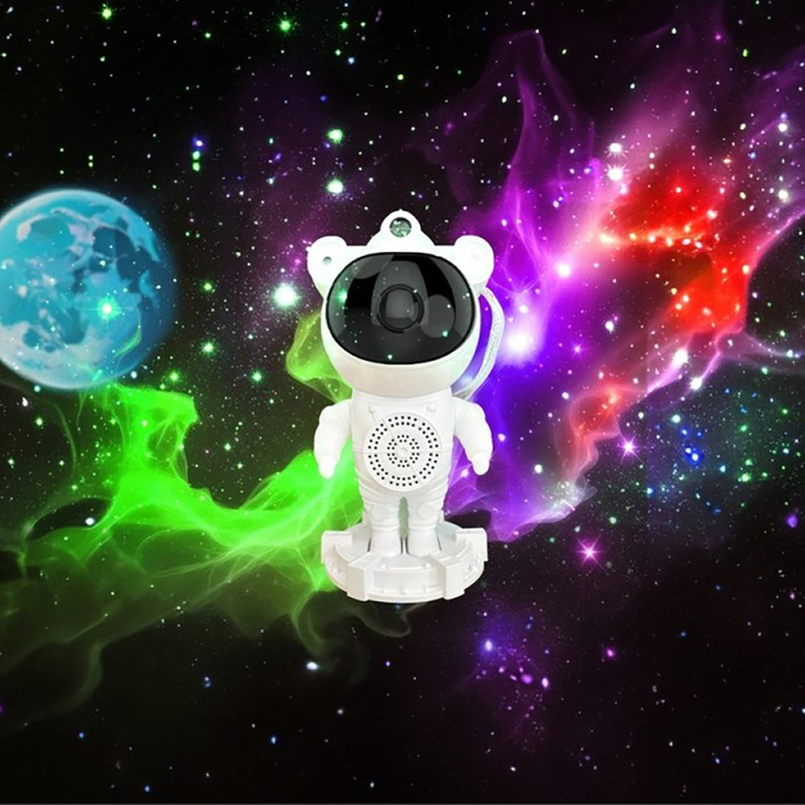    Petrix Astronot Projektör Gece Lambası Bluetooth Kumandalı 