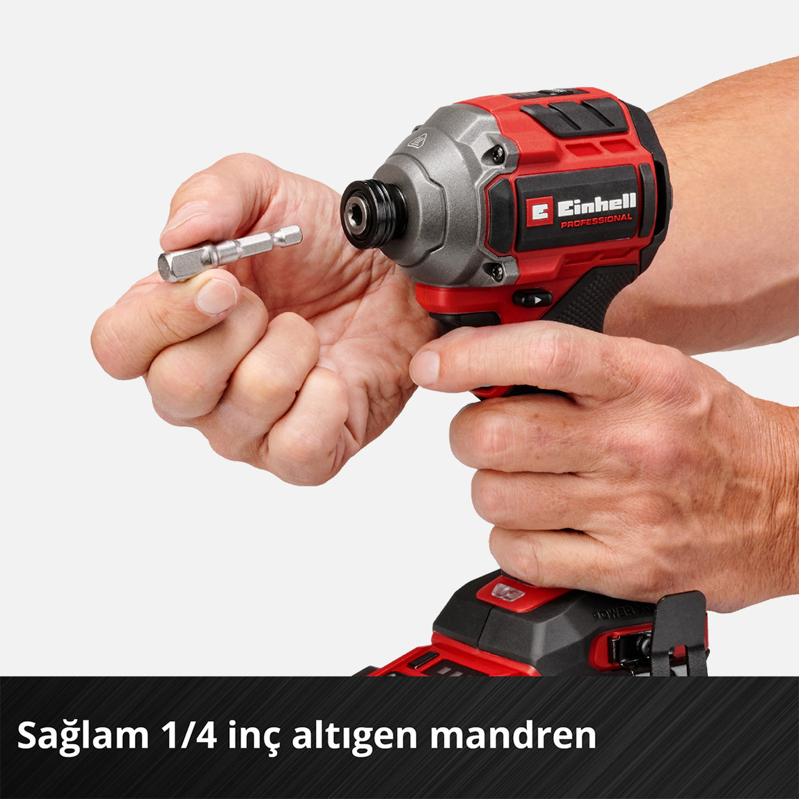    Einhell Profesyonel TP-CI 18/250-C Li BL-Solo Darbeli Vidalama (Akü ve Şarj Cihazı Dahil Değildir.) 