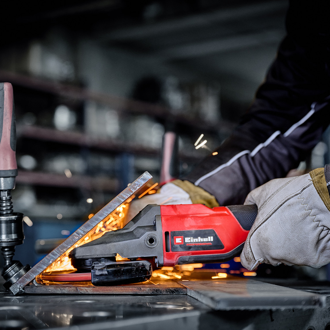    Einhell Profesyonel TP-AG 18/125 F Li BL-Solo Akülü Avuç Taşlama (Akü ve Şarj Cihazı Dahil Değildir.) 