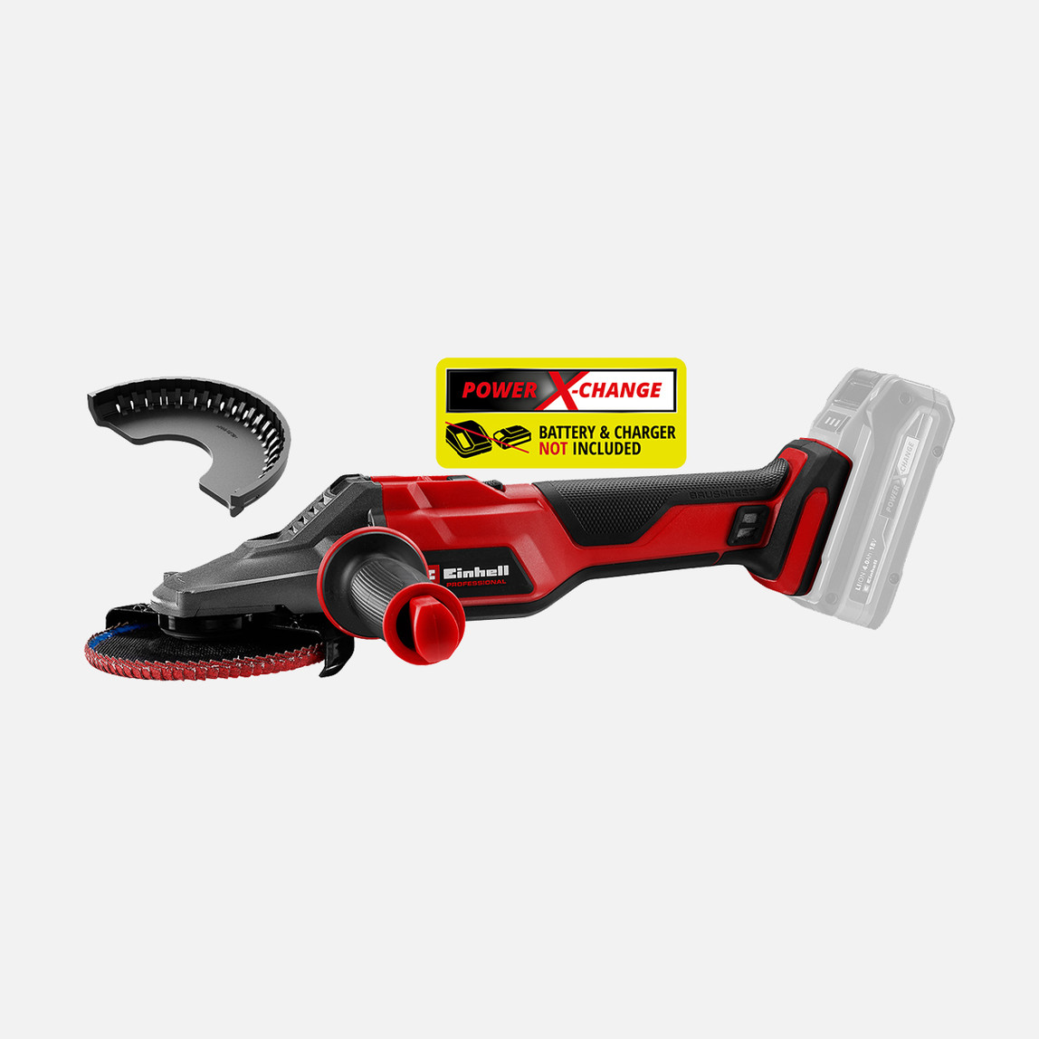    Einhell Profesyonel TP-AG 18/125 F Li BL-Solo Akülü Avuç Taşlama (Akü ve Şarj Cihazı Dahil Değildir.) 