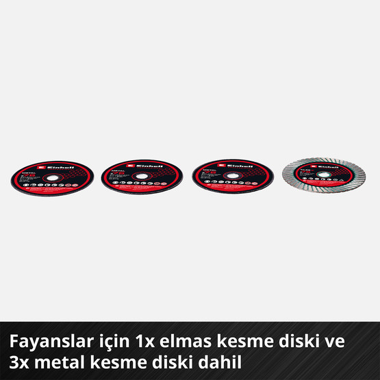 Einhell Profesyonel TP-CO 18/76-C Li BL-Solo Akülü Kesme Taşlama (Akü ve Şarj Cihazı Dahil Değildir.)
