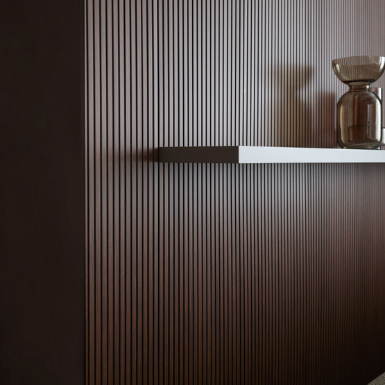 Vilo Linerio XS-Line Wave Mocca Dekoratif Duvar Paneli